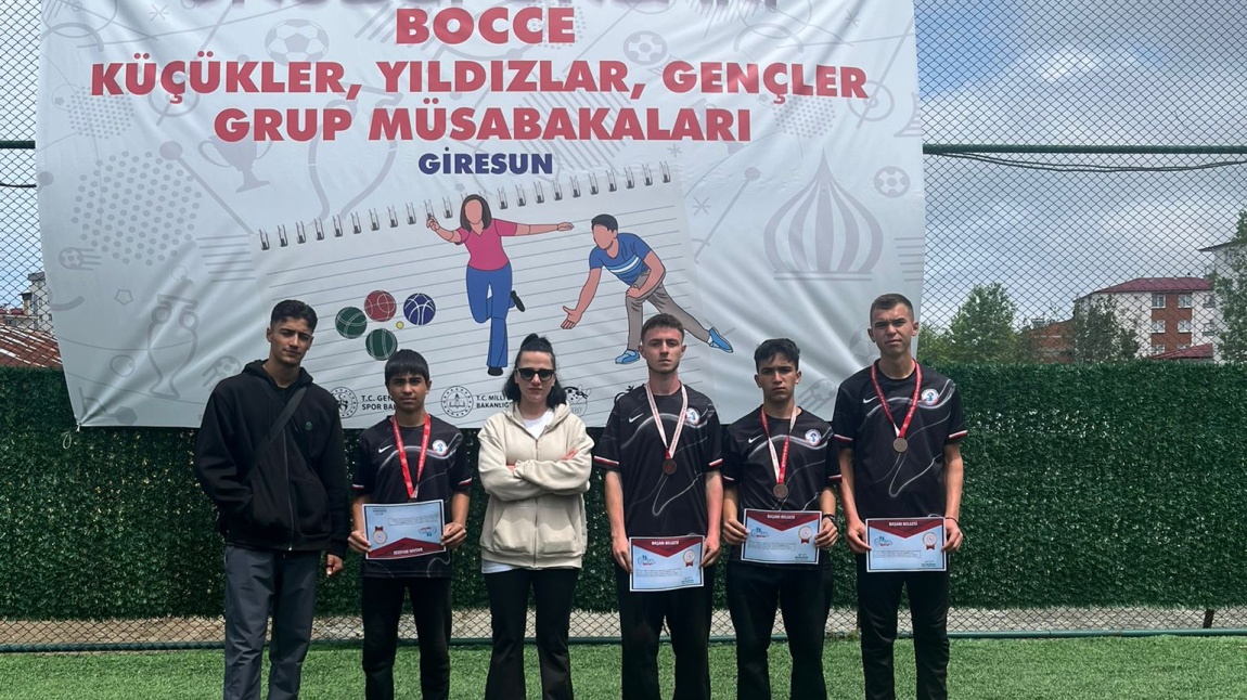 Okul Sporları Bocce Grup Müsabakalarında Ordu - Mesudiye İlçemizi Temsil Ettik